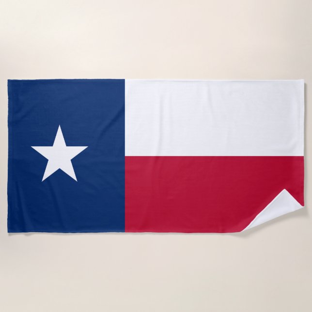 Show off your colours - Texas Beach Towel (Front)