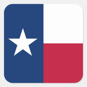 Show off your colours - Texas Square Sticker