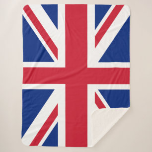 Show off your colours - United Kingdom Sherpa Blanket