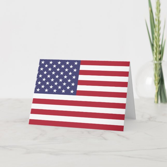 Show off your colours - United States Thank You Card (Front)