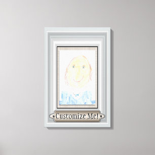 Show Off Your Kid's Art or Photo Canvas Print