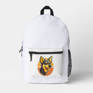 Show off your love for the Lancashire Heeler with  Printed Backpack