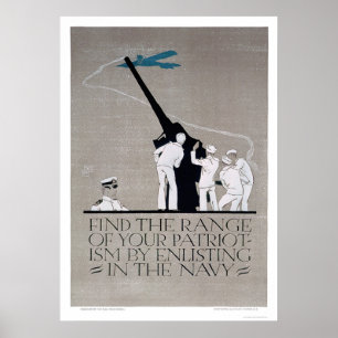 Show Patriotism - Enlist Navy (US02313) Poster