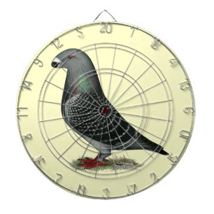 Show Racer Dark Check Dartboard