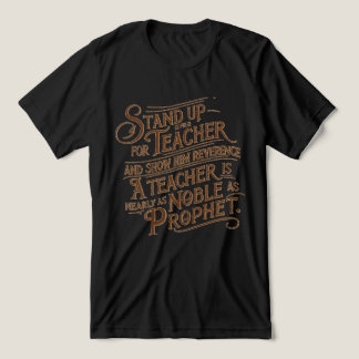 show reverence for your teacher Tri-Blend shirt