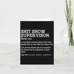Show Supervisor A Problem Solving Expert Who Fixes Card