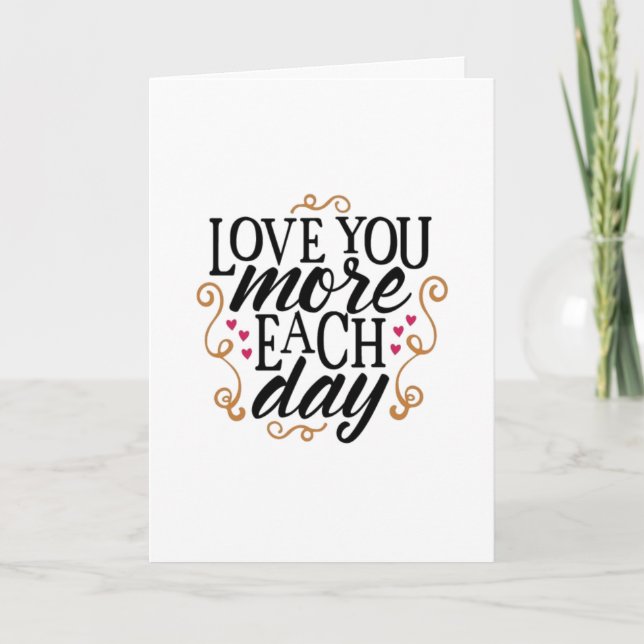 SHOW YOU ALL MY LOVE  *CELEBRATE OUR ANNIVERSARY* CARD (Front)