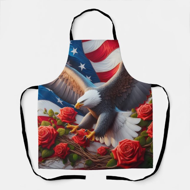 Show Your American Pride in the Kitchen! Apron (Front)