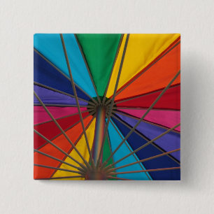 Show Your Beach Colours! 15 Cm Square Badge
