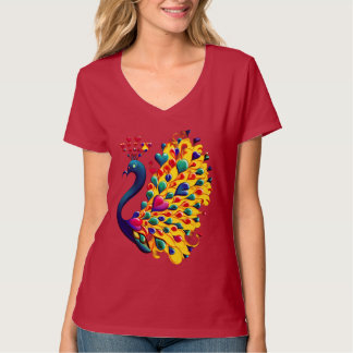 Show Your Feathers V-Neck T-Shirt