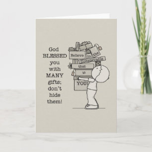 Show Your Gifts Card