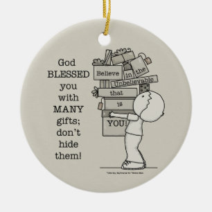 Show Your Gifts Ceramic Tree Decoration