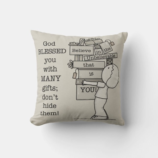 Show Your Gifts Cushion (Front)