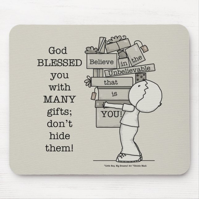 Show Your Gifts Mouse Mat (Front)