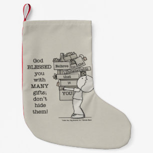 Show Your Gifts Small Christmas Stocking