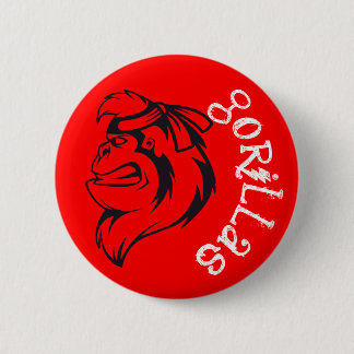Show Your Gorilla Pride with a 6 Cm Round Badge