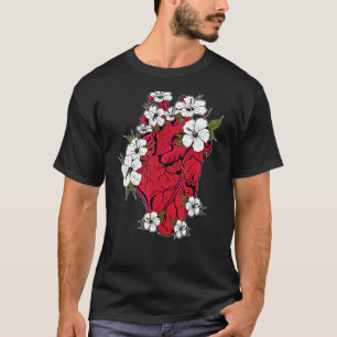Show Your Love Floral Doctor Anatomical Heart And T-Shirt