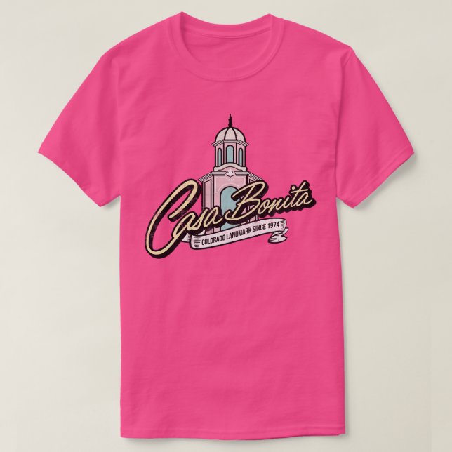 Show Your Love for the Timeless Casa Bonita T-Shirt (Design Front)