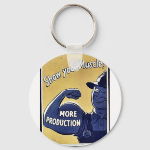 Show Your Muscle Key Ring