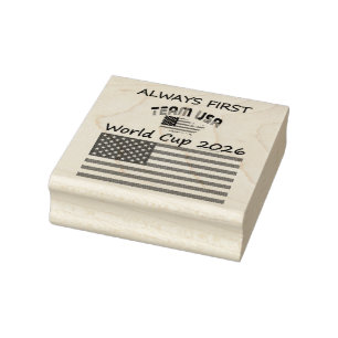 Show your passion for football USA Team USA proud Rubber Stamp