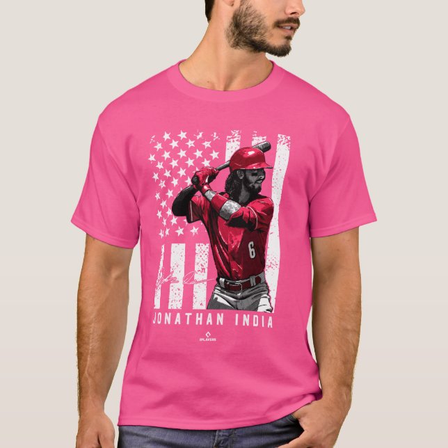 Show Your Pride Jonathan India Cincinnati MLBPA T-Shirt (Front)