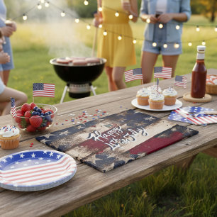 Show Your Stars & Stripes Style 4th of July  Cutting Board