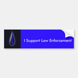 Show your support for Law Enforcement Bumper Sticker