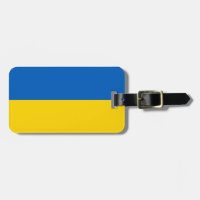 Show Your Support Tag, Personalised Ukraine Flag