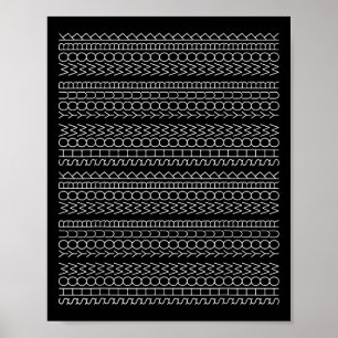 Show Your Work Math Teacher Hidden Message Mathema Poster