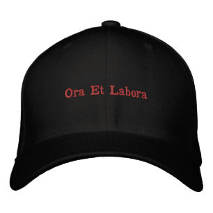 Show yourself a worthy disciple of St. Benedict Embroidered Hat