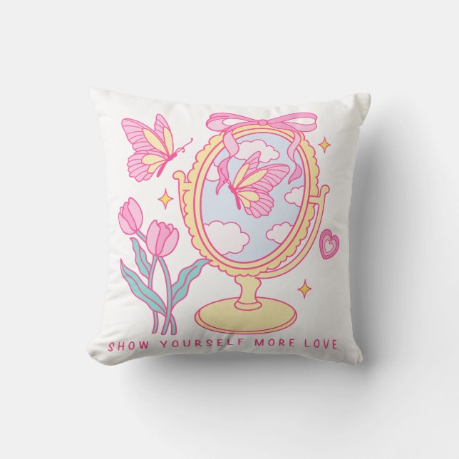 Show Yourself More Love Cushion (Front)