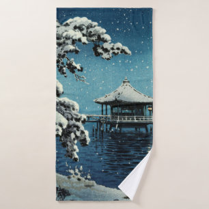 Showa Era, Winter by Tsuchiya Koitsu Bath Towel
