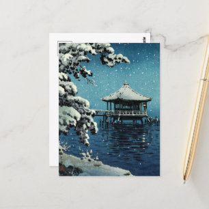 Showa Era, Winter by Tsuchiya Koitsu Postcard
