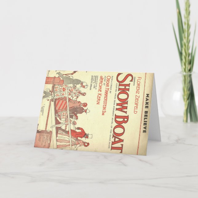 showboat make believe card (Front)