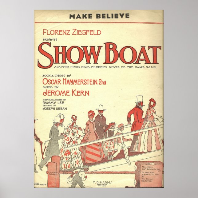 showboat make believe poster (Front)