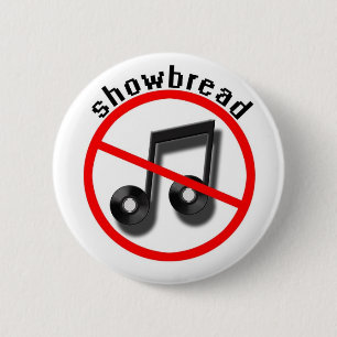 showbread (band) 6 cm round badge
