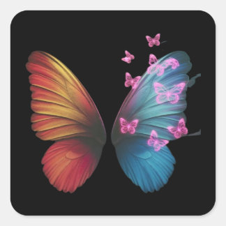 Showcase the beauty  square sticker