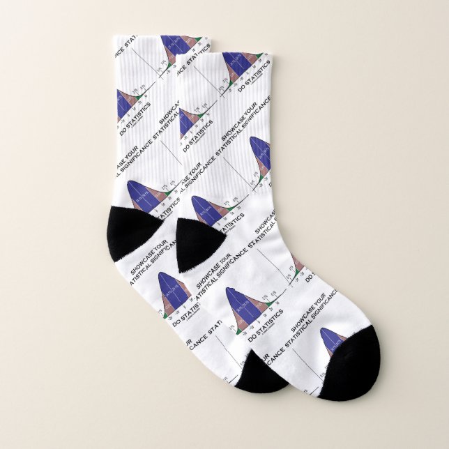 Showcase Your Statistical Significance Statistics Socks (Pair)