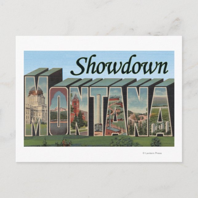 Showdown, Montana Postcard (Front)