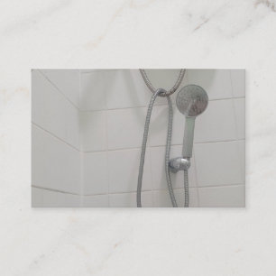 Shower bath bathroom business card