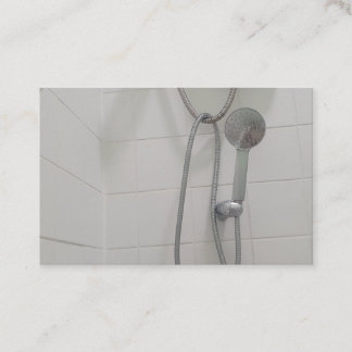 Shower bath bathroom business card