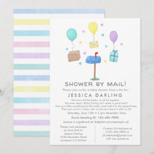 Shower by Mail Cute Baby Shower Invitation