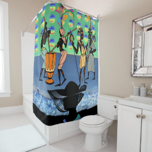 Shower Curtain African Women