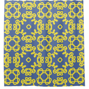 Shower Curtain, An elegant seamless classic design Curtain