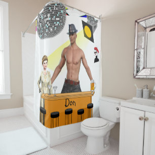 Shower Curtain Bar Beer