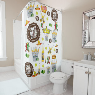 Shower Curtain Beer Corona