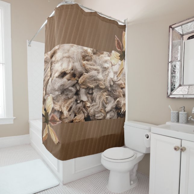 Shower Curtain Beige (In Situ)