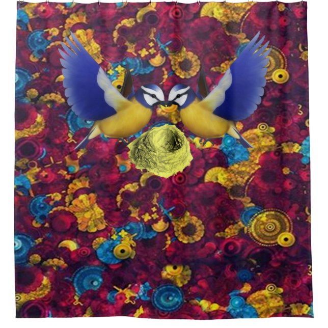 Shower Curtain Bird (Front)