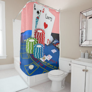Shower Curtain Black Jack