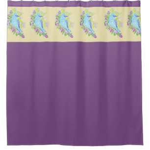 Shower Curtain / Blue Birds